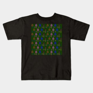 Dark trees and arrows Kids T-Shirt